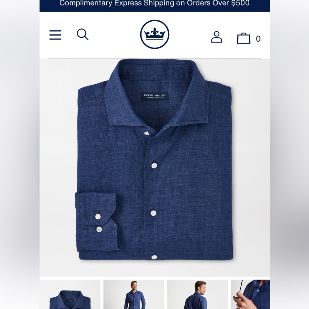 Peter Millar linen shirt